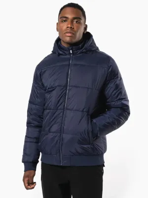 Unisex recycled ripstop jacket with hood