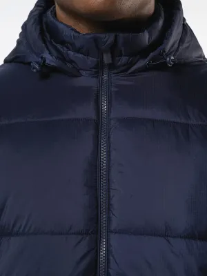 Unisex recycled ripstop jacket with hood