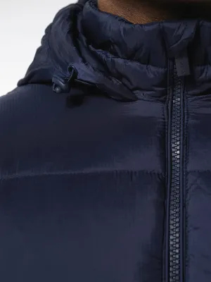 Unisex recycled ripstop jacket with hood