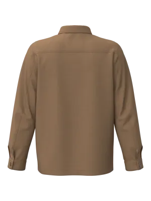 Veste worker écoresponsable délavée unisexe – Washed Dark Camel