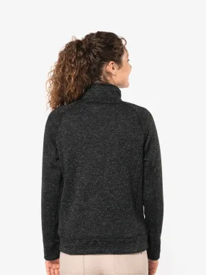 Ladies’ full zip heather jacket