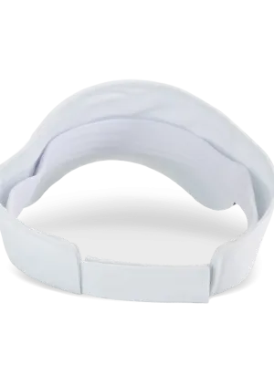 Visera deportiva de algodón – White / Navy