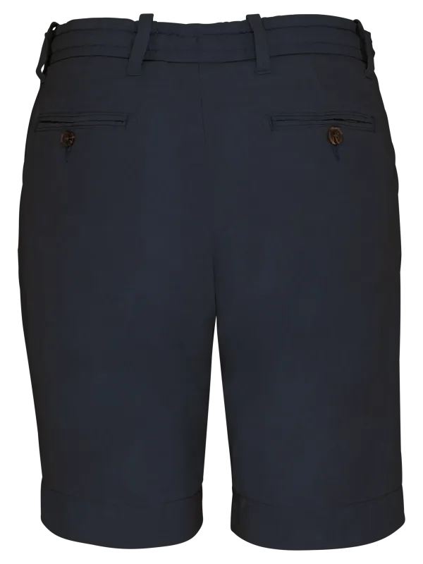 Bermudas de lyocell y lino de mujer