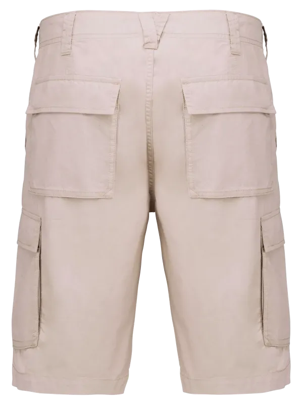 Bermuda léger multipoches homme