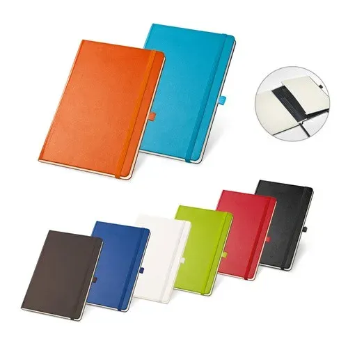TWAIN. Bloc notes A5 à feuilles lignées en couleur ivoire