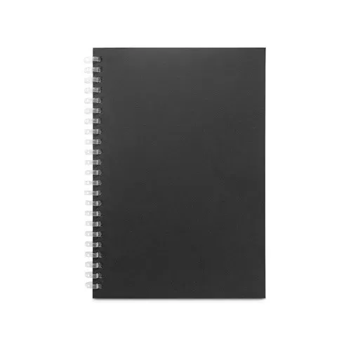 SCHILLER. Bloc-notes A5 avec couverture souple, fabriqué à partir de papier 100 % recyclé