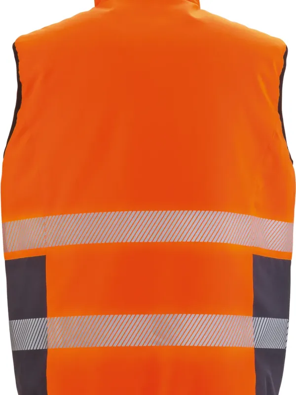Bodywarmer de sécurité réversible