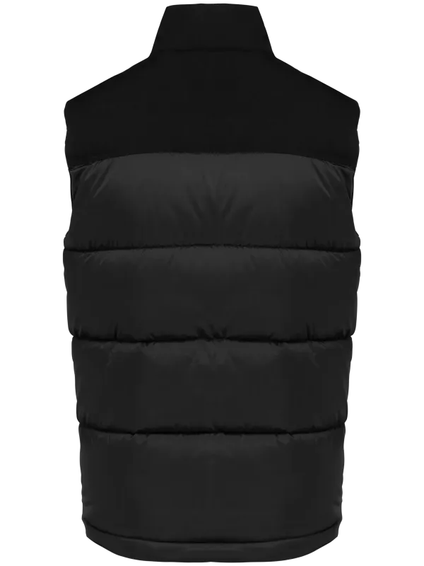 Chaleco acolchado bicolor unisex