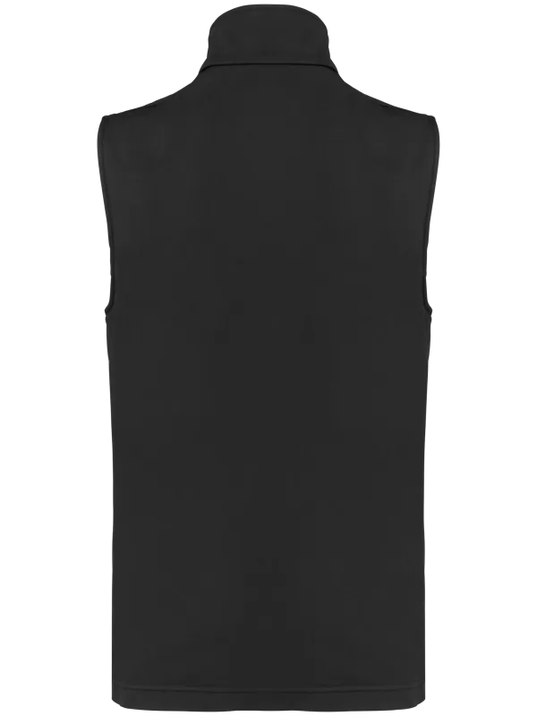 Chaleco softshell ecológico de 2 capas unisex