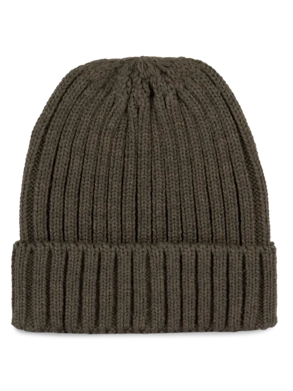 Bonnet à double côte et revers
