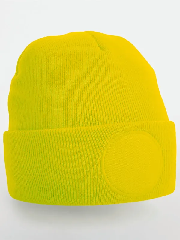 Bonnet à patch rond