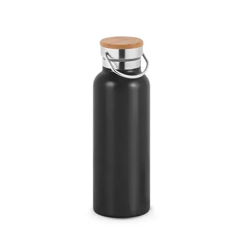 RAGNAR. Botella de acero inoxidable (36% reciclado) con doble cuerpo 570 mL