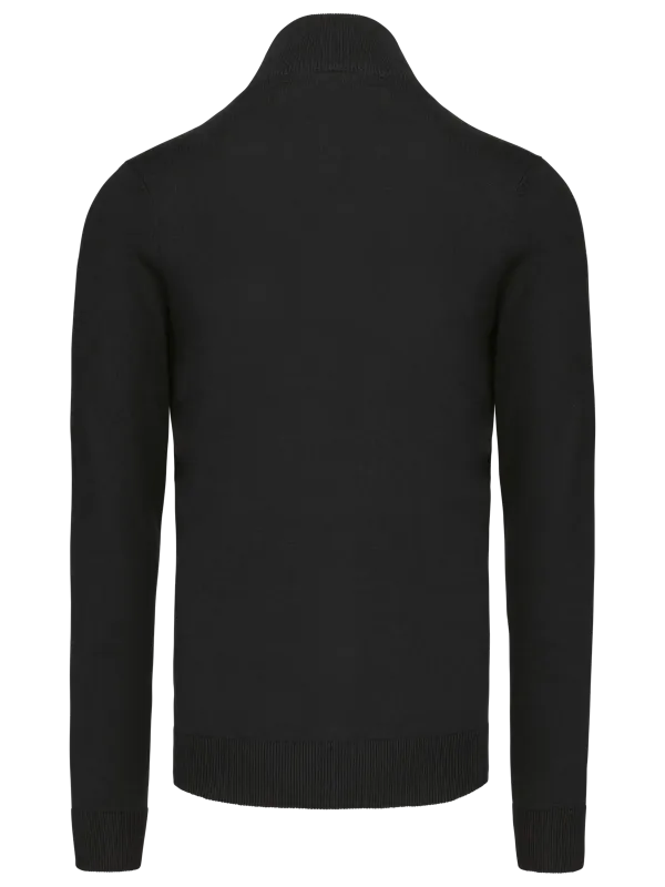 Cardigan zippé homme