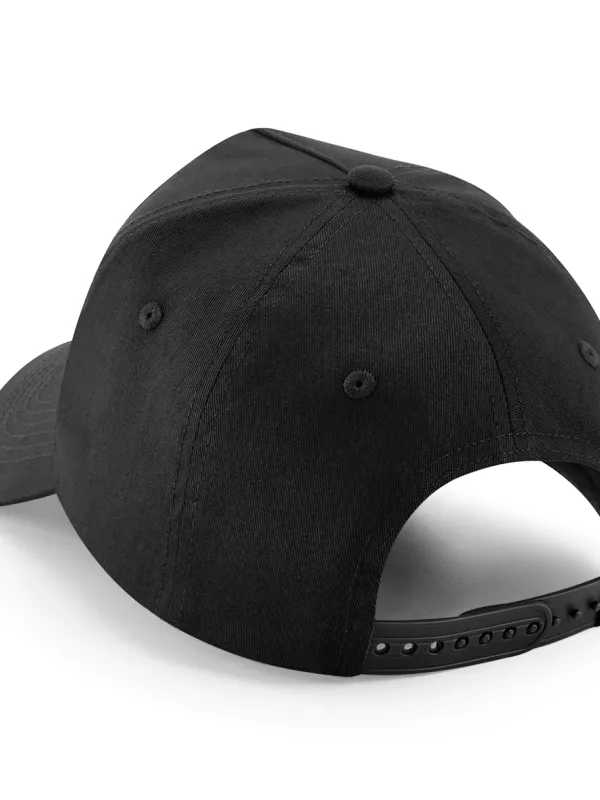 Casquette 5 panneaux avec patch amovible