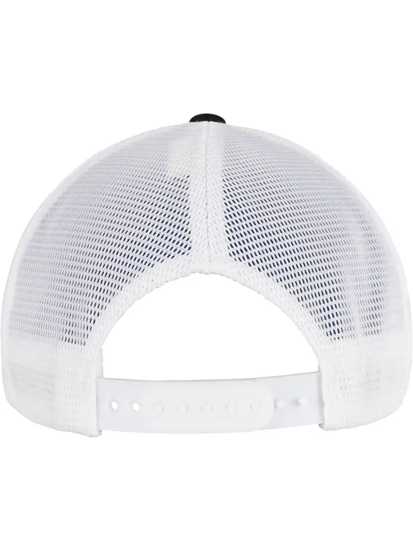 Gorra de malla bicolor