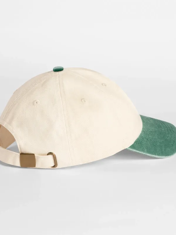 Casquette vintage compacte visière contrastée