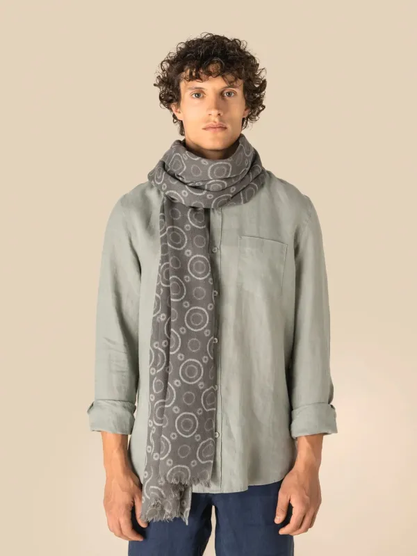 Chèche à motifs unisexe
