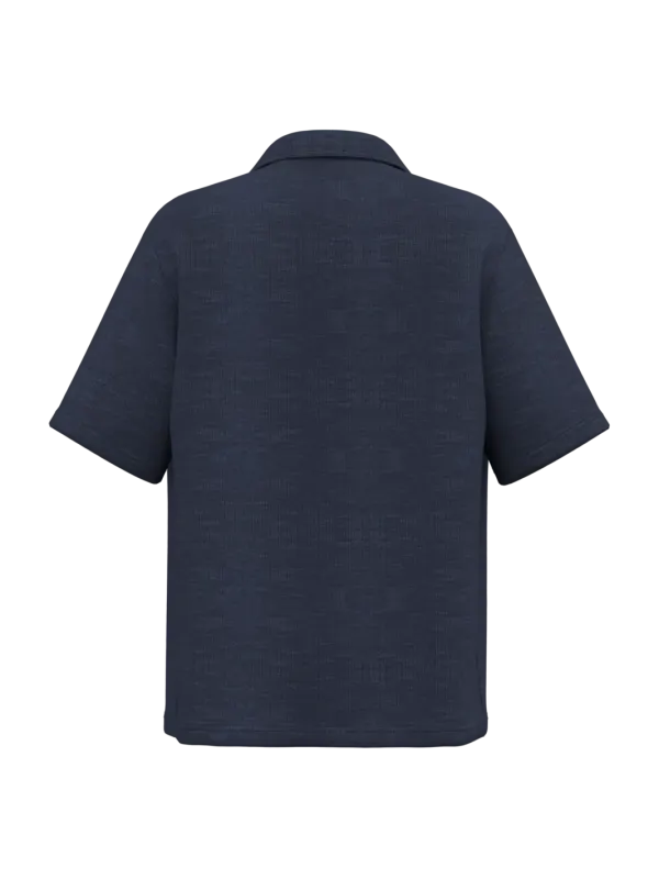 Camisa de manga corta texturizada de hombre