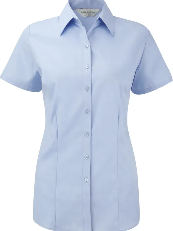 Camisa de mujer manga corta de espiga