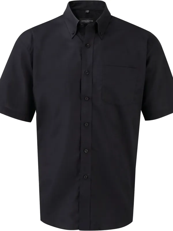 Short-Sleeved Men's Oxford Shirt