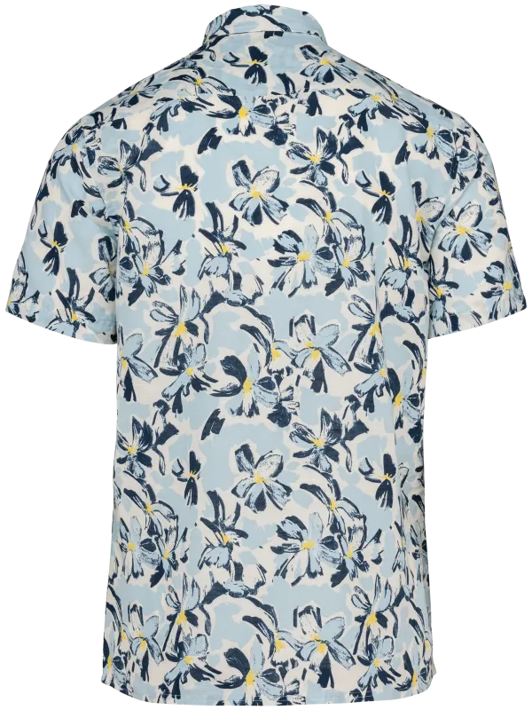 Men’s plant print shirt