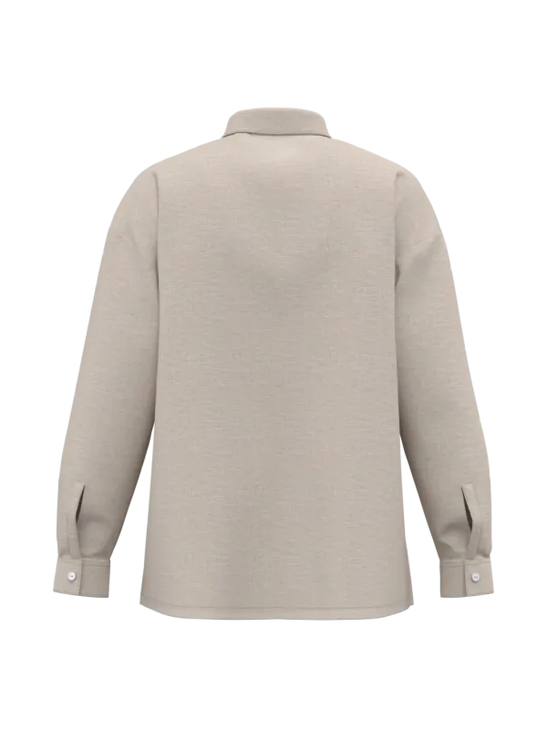 Chemise oversize en lin femme