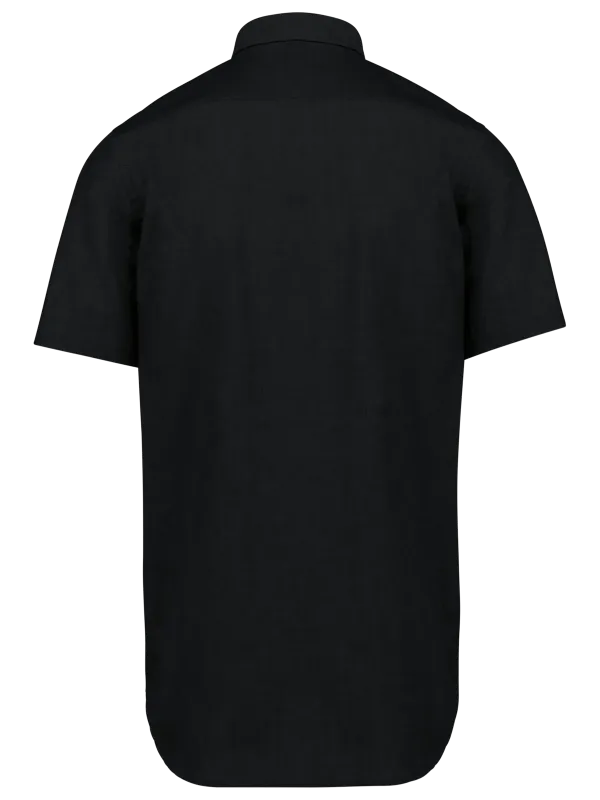 Men's short-sleeved Oxford shirt