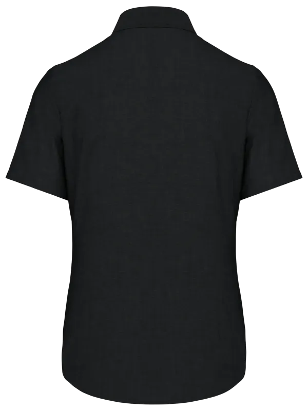 Ladies' short-sleeved Oxford shirt