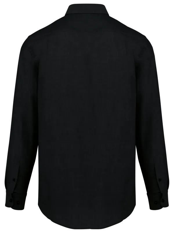 Camisa Oxford de manga larga