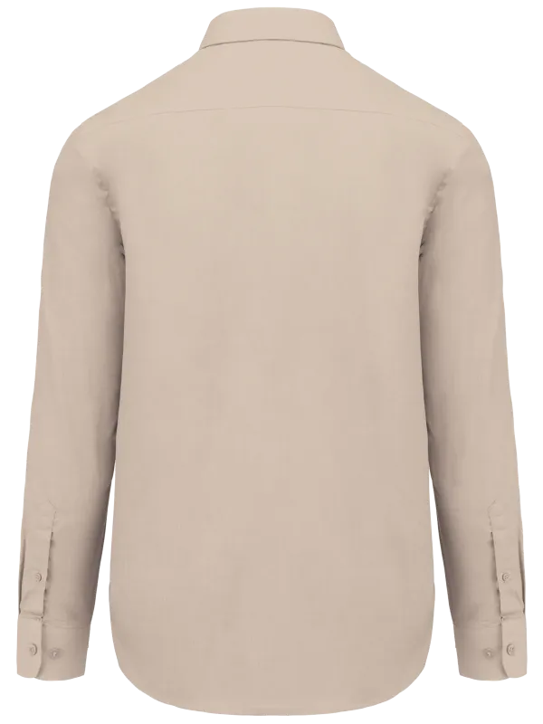 Men's easy-care polycotton poplin shirt