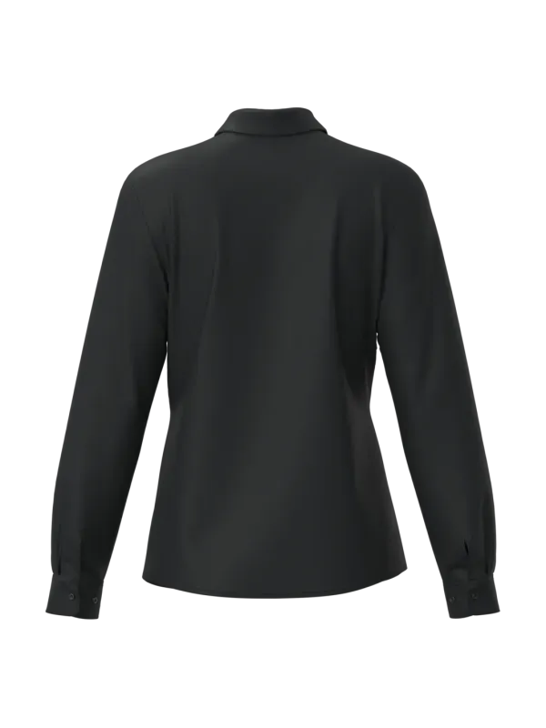 Chemise popeline polycoton sans poche entretien facile femme