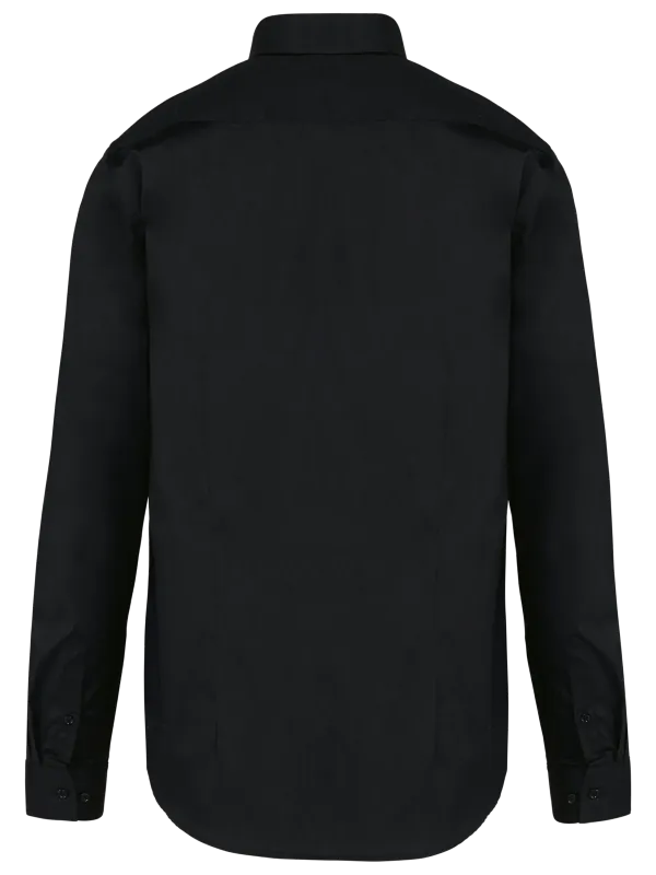 Ladies' long-sleeved twill shirt