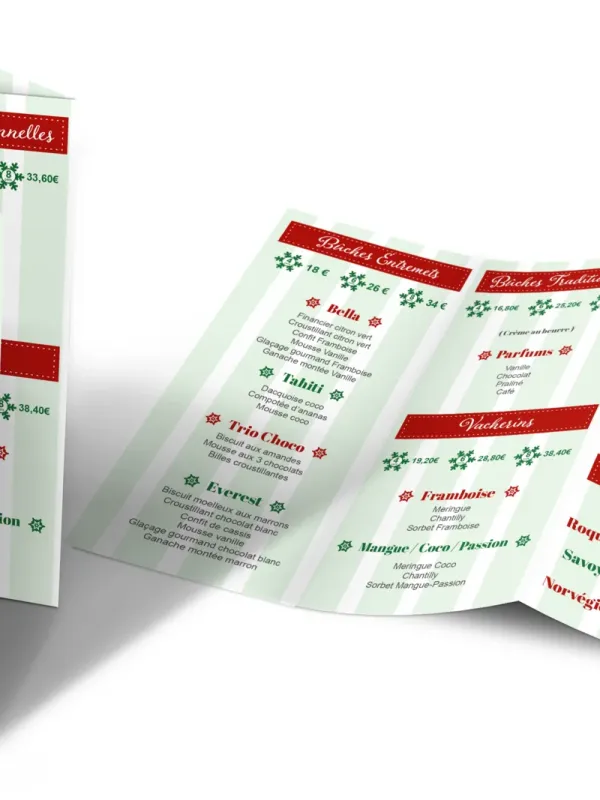 Folded leaflets