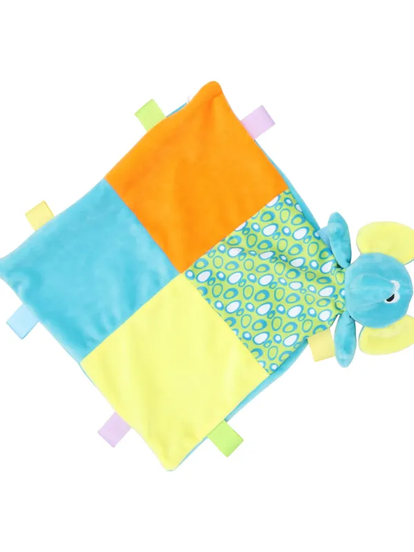 Flat multicolour elephant comforter