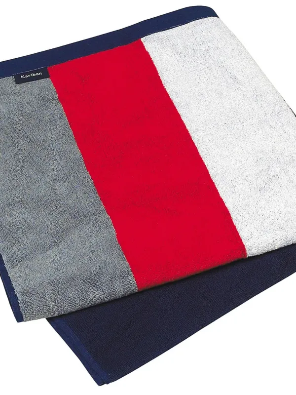 Drap de plage rayé
