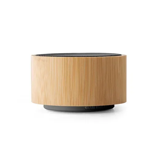 ARBER. Altavoz portátil de 3W con 4h de autonomía, fabricado en bambú y ABS reciclado (100 % rABS)