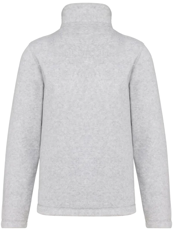 Enzo > Zip neck microfleece jacket