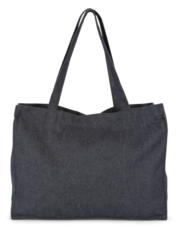 Bolsa de la compra grande denim