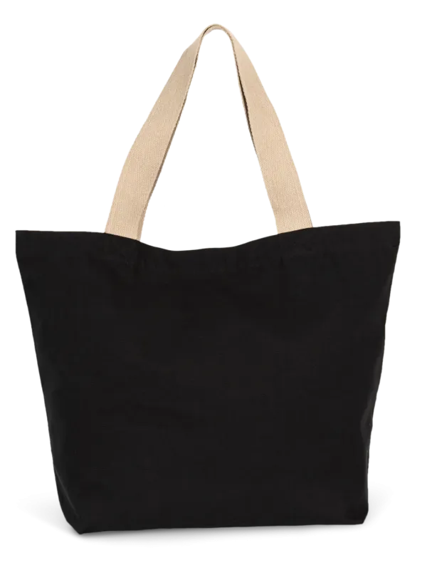 Large recycled flat-bottomed shopping bag