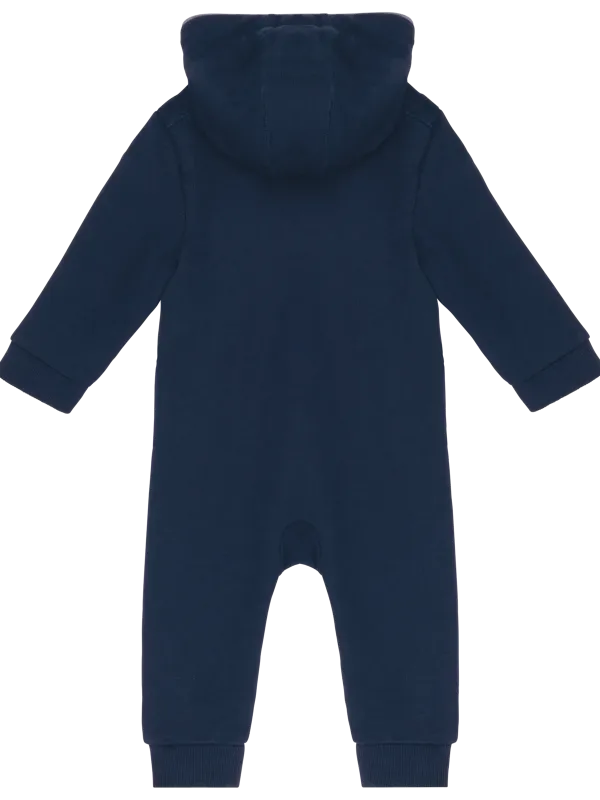 Babies' hooded romper