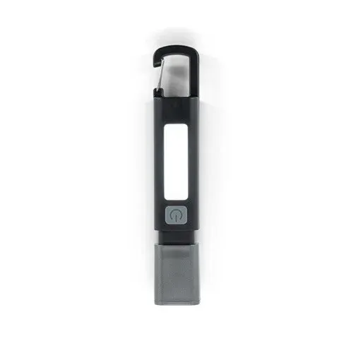 WIGGINS. ABS torch, with a 2 W LED light (53 lumens) at the front and a COB light (53 lumens) at the top