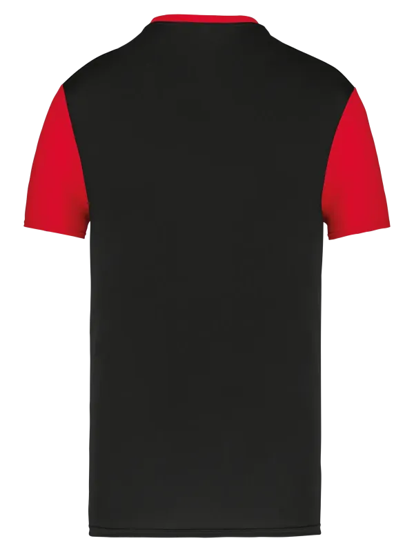 Kids’ short-sleeved two-tone multisport jersey