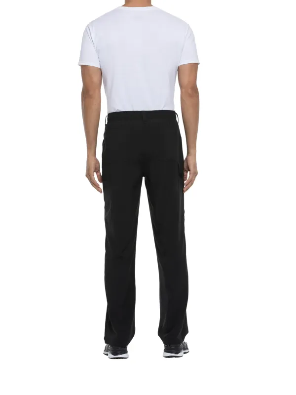 Pantalón con cordón de ajuste de cintura estándar de hombre