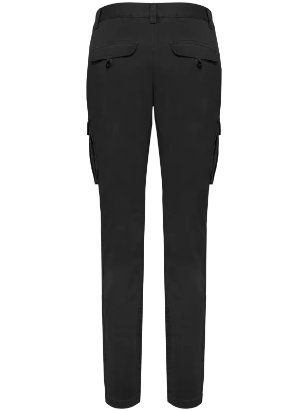 Pantalón cargo ecorresponsable desgastado de mujer