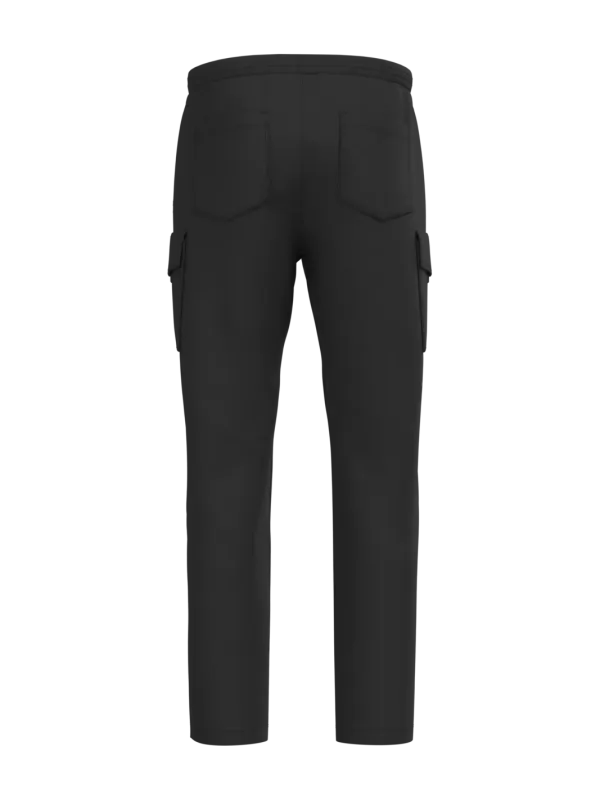 Pantalon cargo écoresponsable délavé French Terry homme