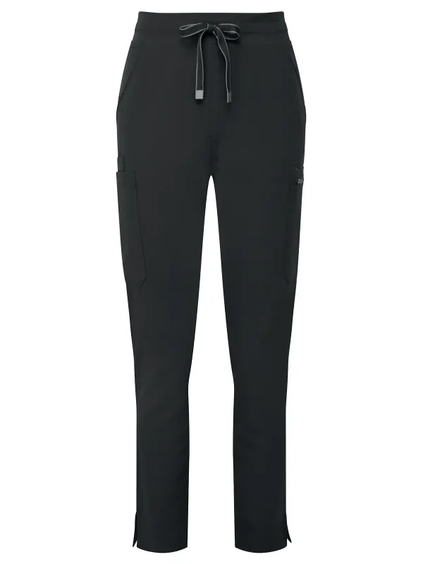 Pantalon cargo stretch femme