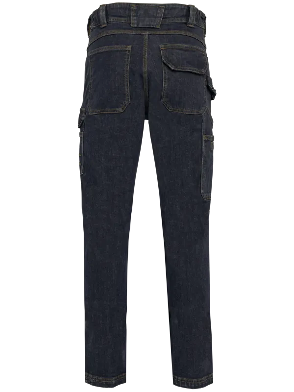 Pantalón denim multibolsillos de hombre