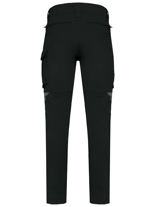 Pantalón elástico reciclado multibolsillos unisex