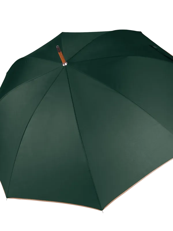 Auto open wooden umbrella