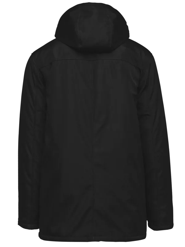 Parka with removable hood